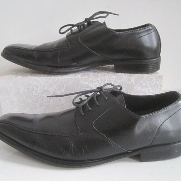 STUDIO VIA SPIGA Mens Shoes 9 Black Leather - Picture 1 of 7
